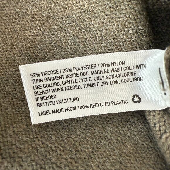 A New Day Women's Brown Hooded Sweater Viscose Polyester Nylon Size S Small - Picture 4 of 9